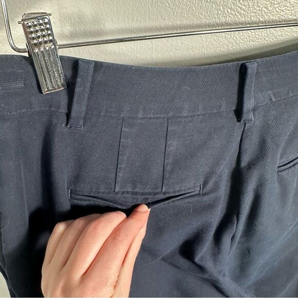 Ann Taylor Curvy Fit Classic Dark Navy Trousers Size 4 Tall Professional Career - Picture 7 of 15